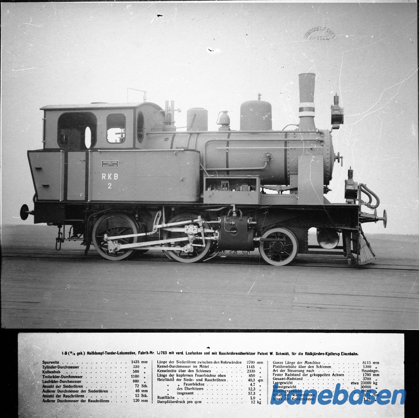 Damplokomotiv nr. 2 til Rødkærsbro-Kjellerup Banen - gråmalet a.h.t. fotografering Damplokomotiv nr. 2 til Rødkærsbro-Kjellerup Banen - gråmalet a.h.t. fotografering