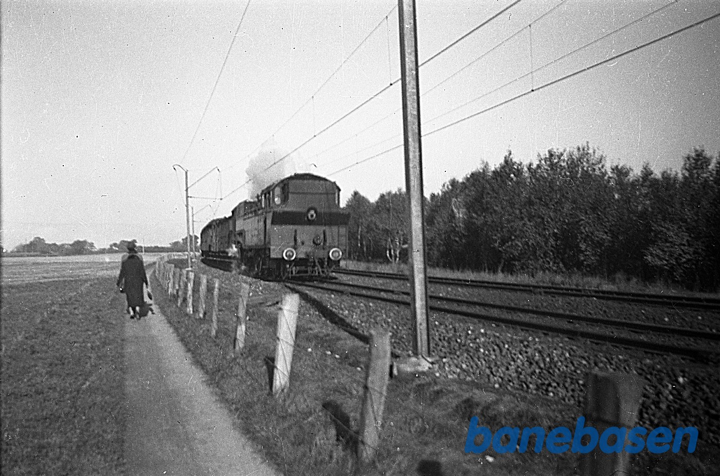 Sydgående tog syd for Sorgenfri Sydgående tog syd for Sorgenfri