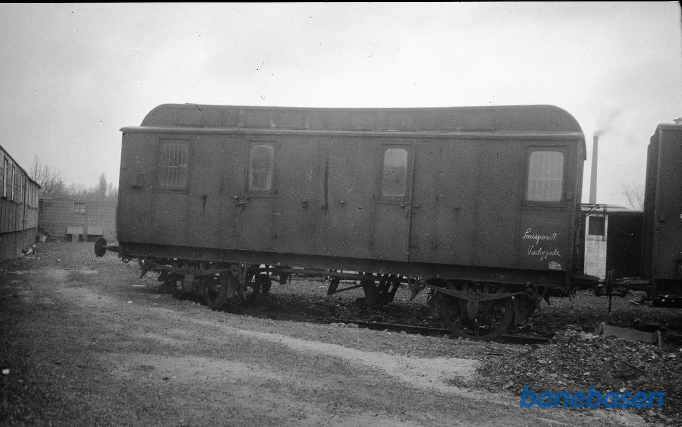 Postvogn, muligvis nær Himmelekspressen Postvogn, muligvis nær Himmelekspressen