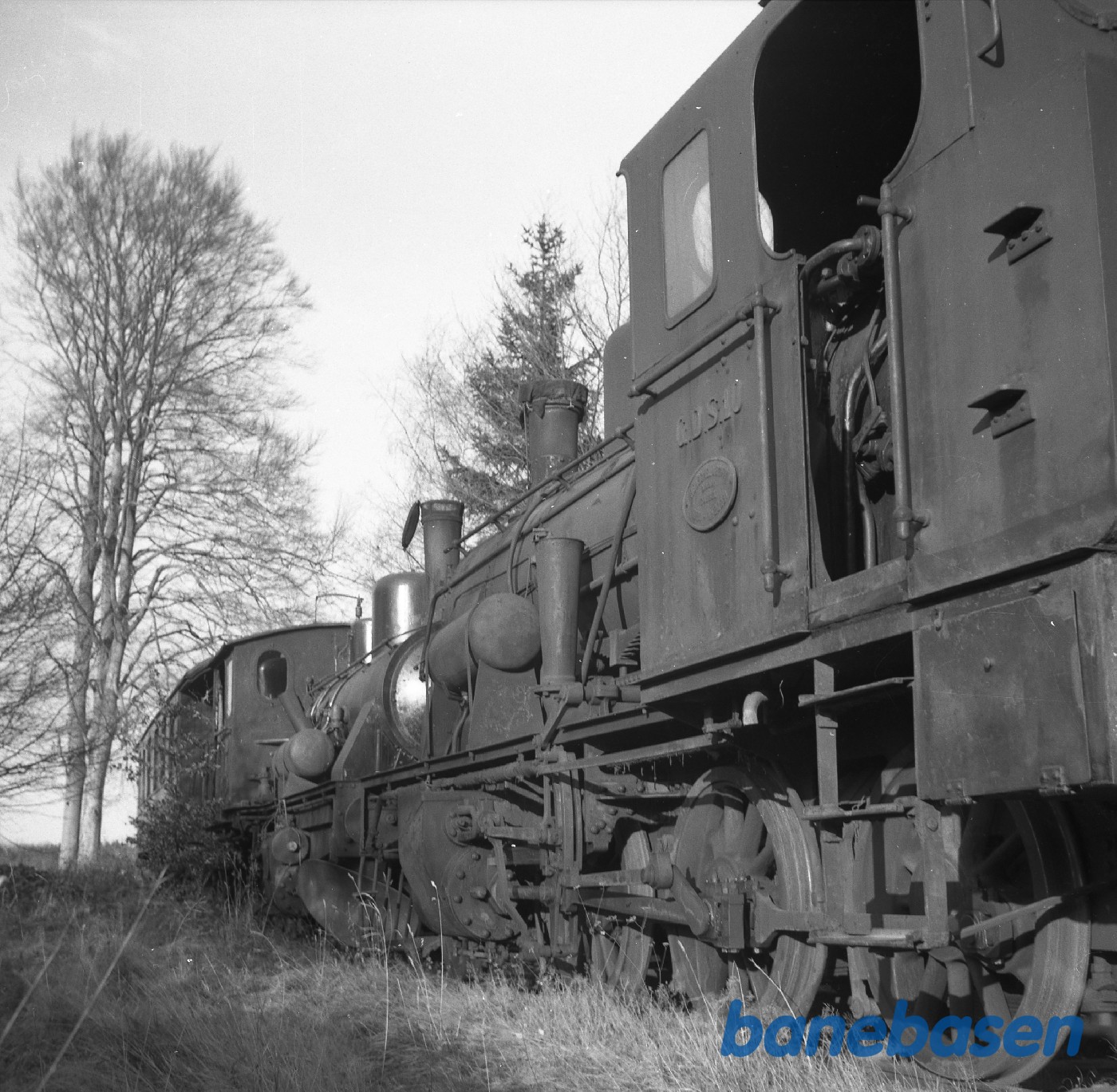 Damploko 10 + 5 + personvogn, hensatte Damploko 10 + 5 + personvogn, hensatte