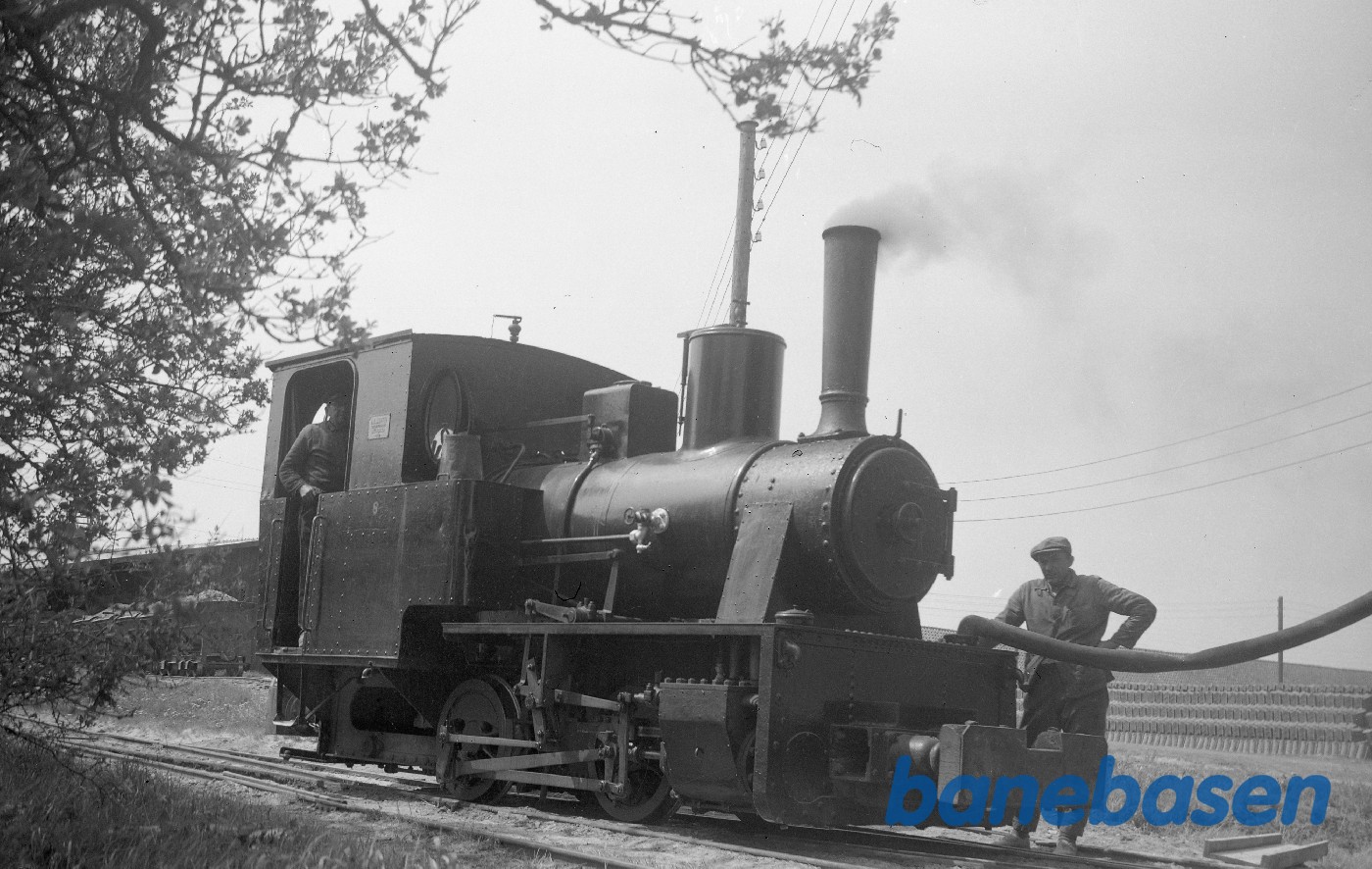 Damplokomotiv, Maffei 4003/1919, vandtagning Damplokomotiv, Maffei 4003/1919, vandtagning