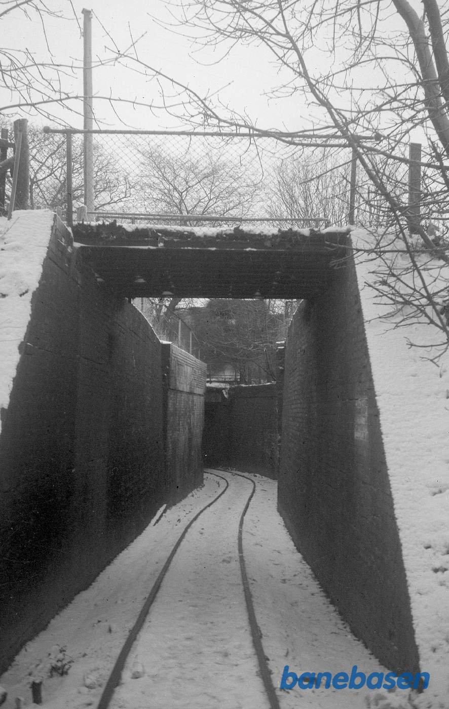 Underføring af teglværksbanen under Nordbanen Underføring af teglværksbanen under Nordbanen