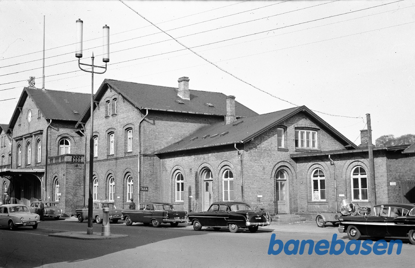 Nykøbing Falster gamle station, gadeside Nykøbing Falster gamle station, gadeside