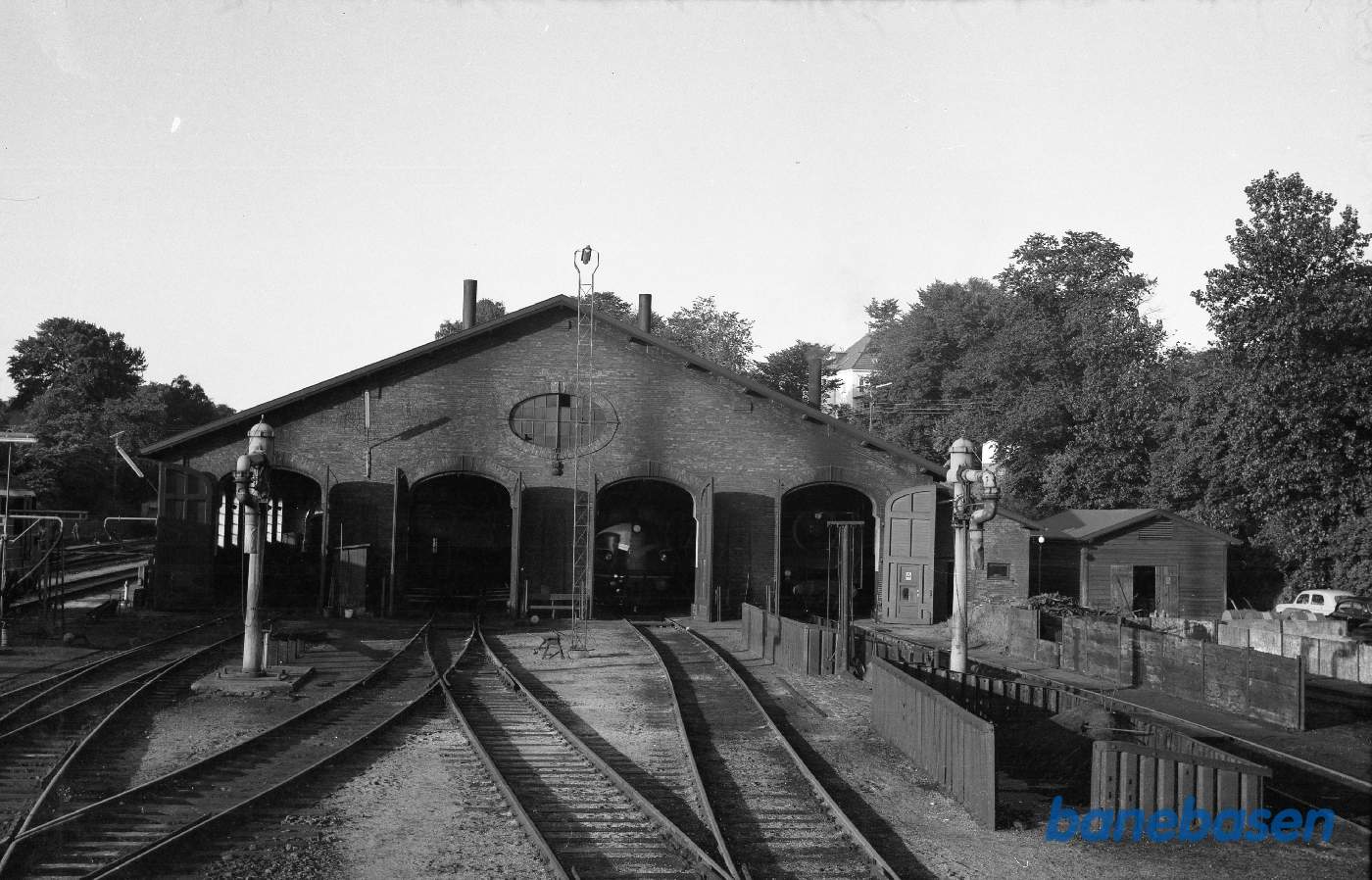 Helsingør maskindepot, set forfra Helsingør maskindepot, set forfra