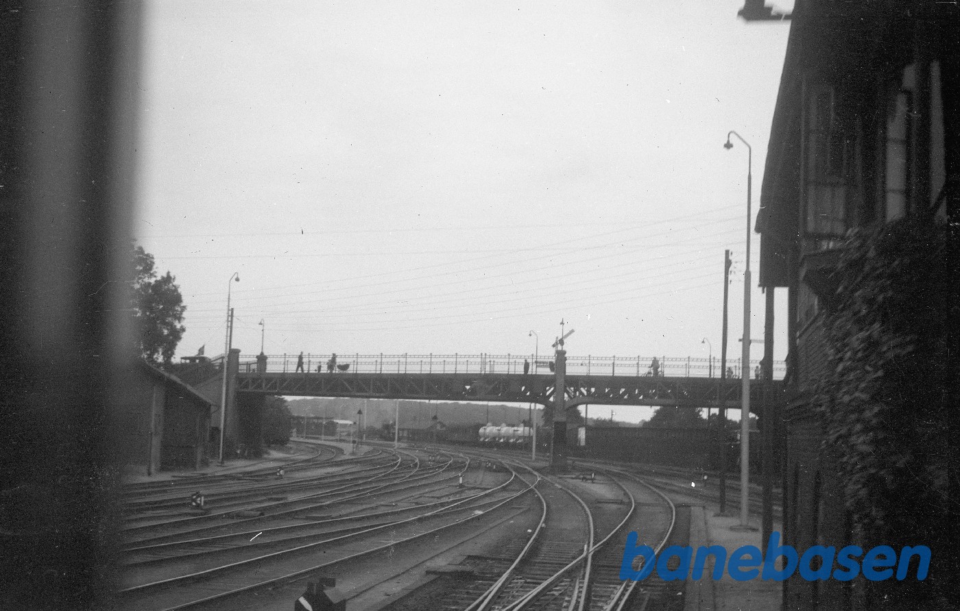 Vue fra signalpost Nyborg F. mod Nyborg H Vue fra signalpost Nyborg F. mod Nyborg H
