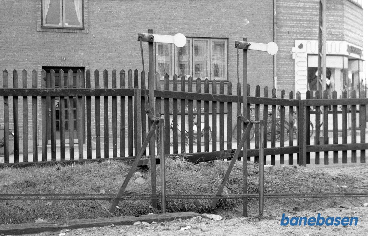 "Kontrolsignaler" ved overkørsel i østende af Silkeborg station