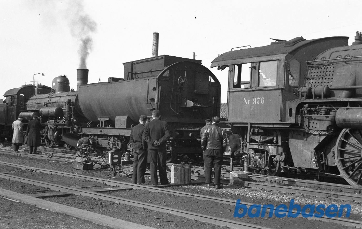E 976 adskilt (maskine-tender) efter afsporing E 976 adskilt (maskine-tender) efter afsporing