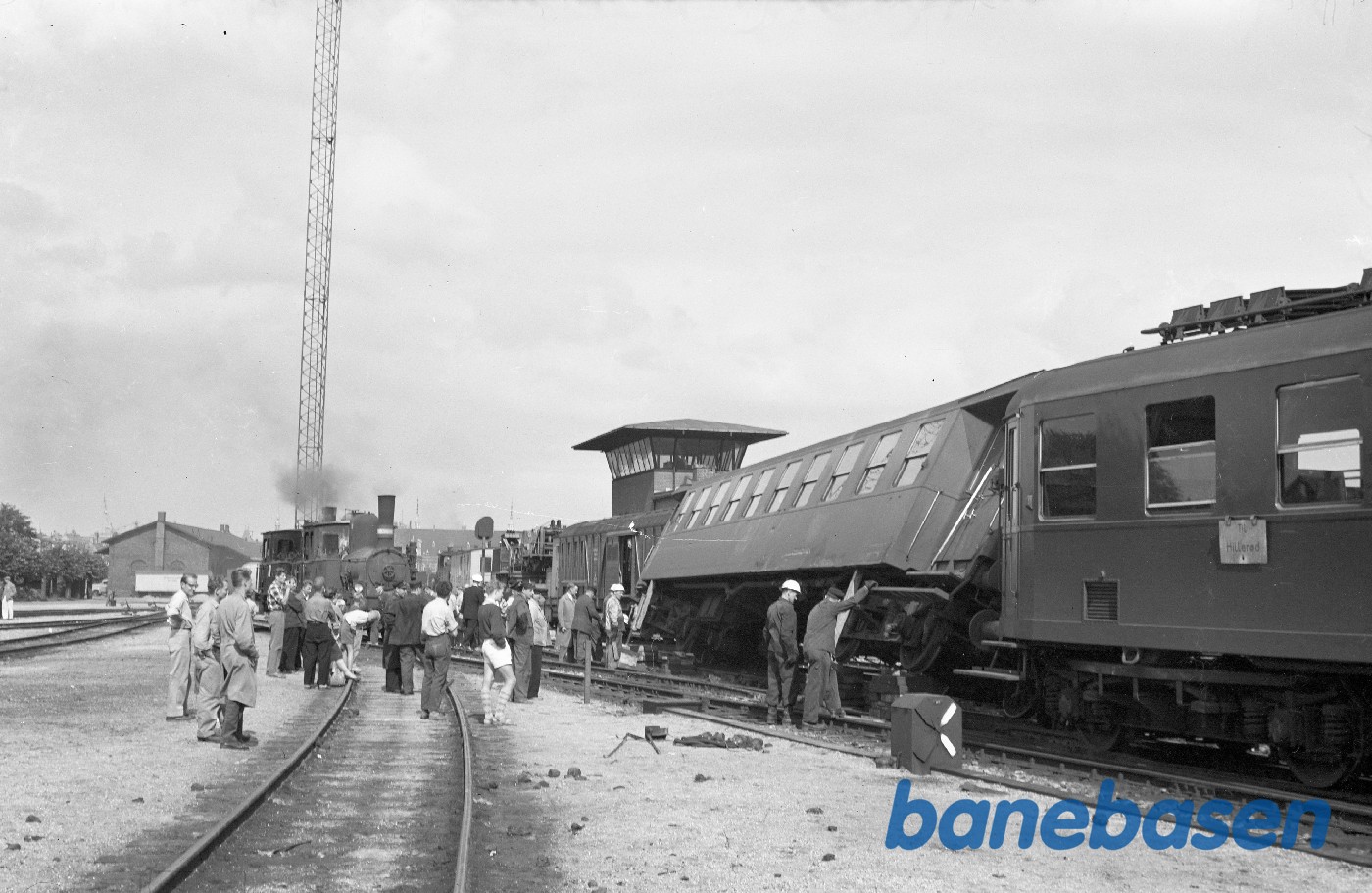 Rangeruheld med F 479 og væltet CLS-styrevogn Rangeruheld med F 479 og væltet CLS-styrevogn