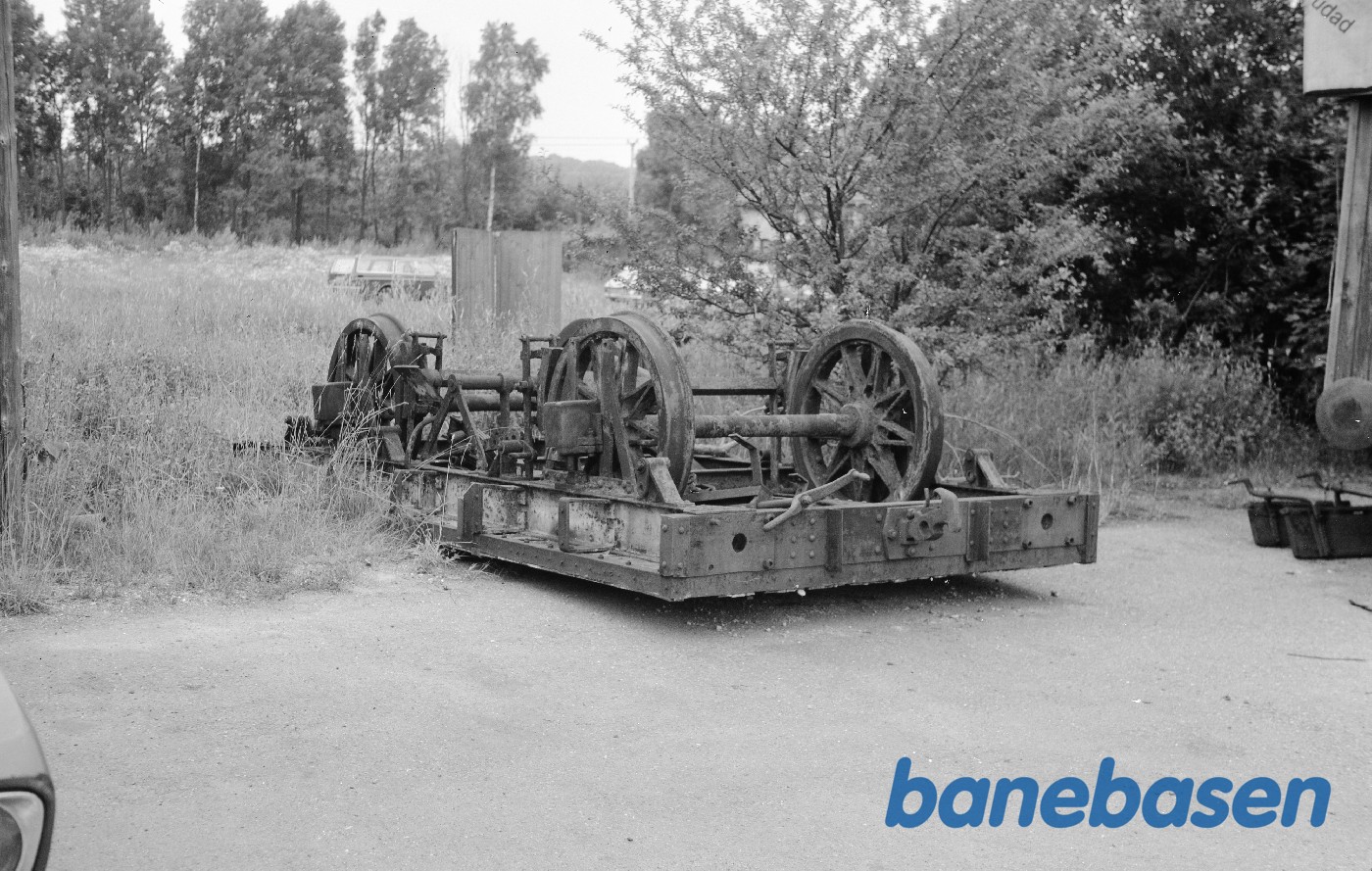 Undervogn fra FJ kalkvogn Z 509509 (til brug for FJ "Bistadet") Undervogn fra FJ kalkvogn Z 509509 (til brug for FJ "Bistadet")