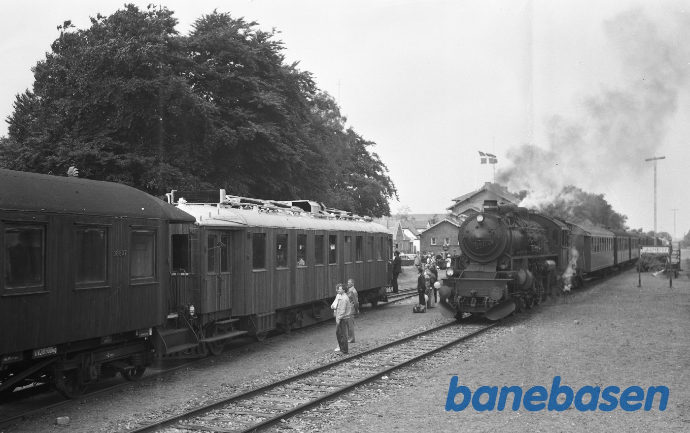 E 991 med veterantog og VLTJ M 6 E 991 med veterantog og VLTJ M 6