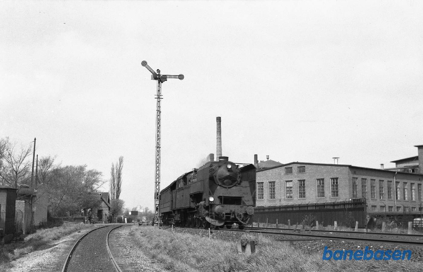 S 738 med godstog ved Trekronergade S 738 med godstog ved Trekronergade