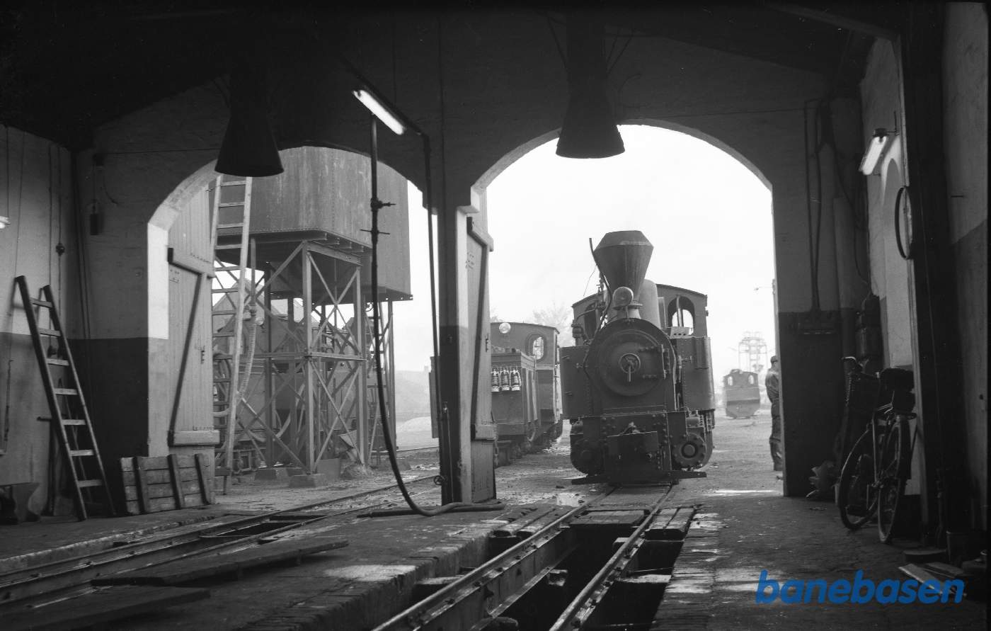 Damplokomotiver ved remisen