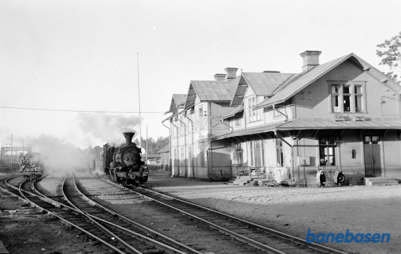 Damplokomotiv nr. 12 med godstog