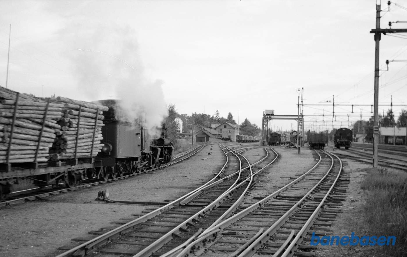 Damplokomotiv nr. 12 med godstog