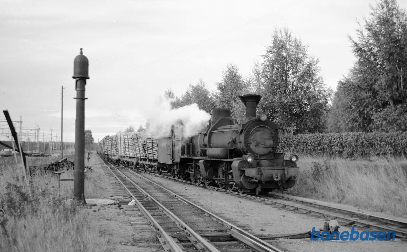 Damplokomotiv nr. 12 med godstog