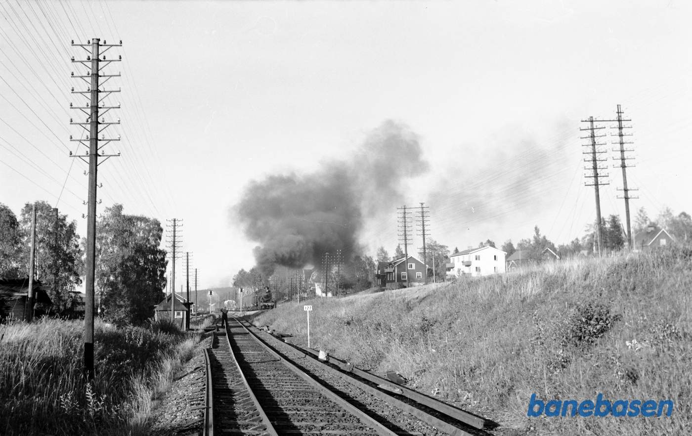 Godstog forspændt damploko