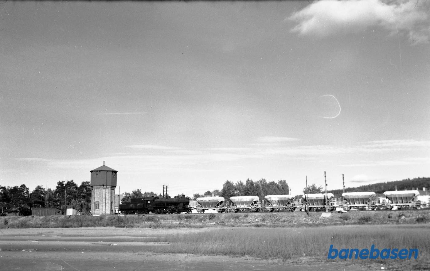 Godstog forspændt damploko