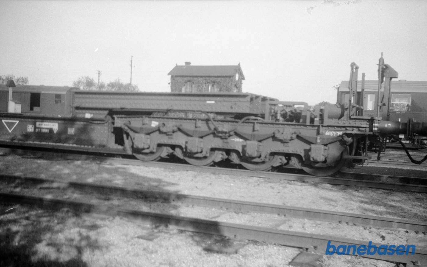 4-akslet bogie på sværgodsvogn