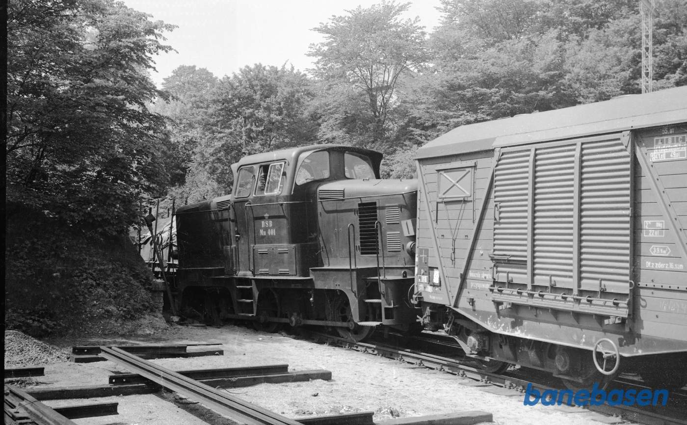 MH 401 afsporet i udtrækssporet MH 401 afsporet i udtrækssporet