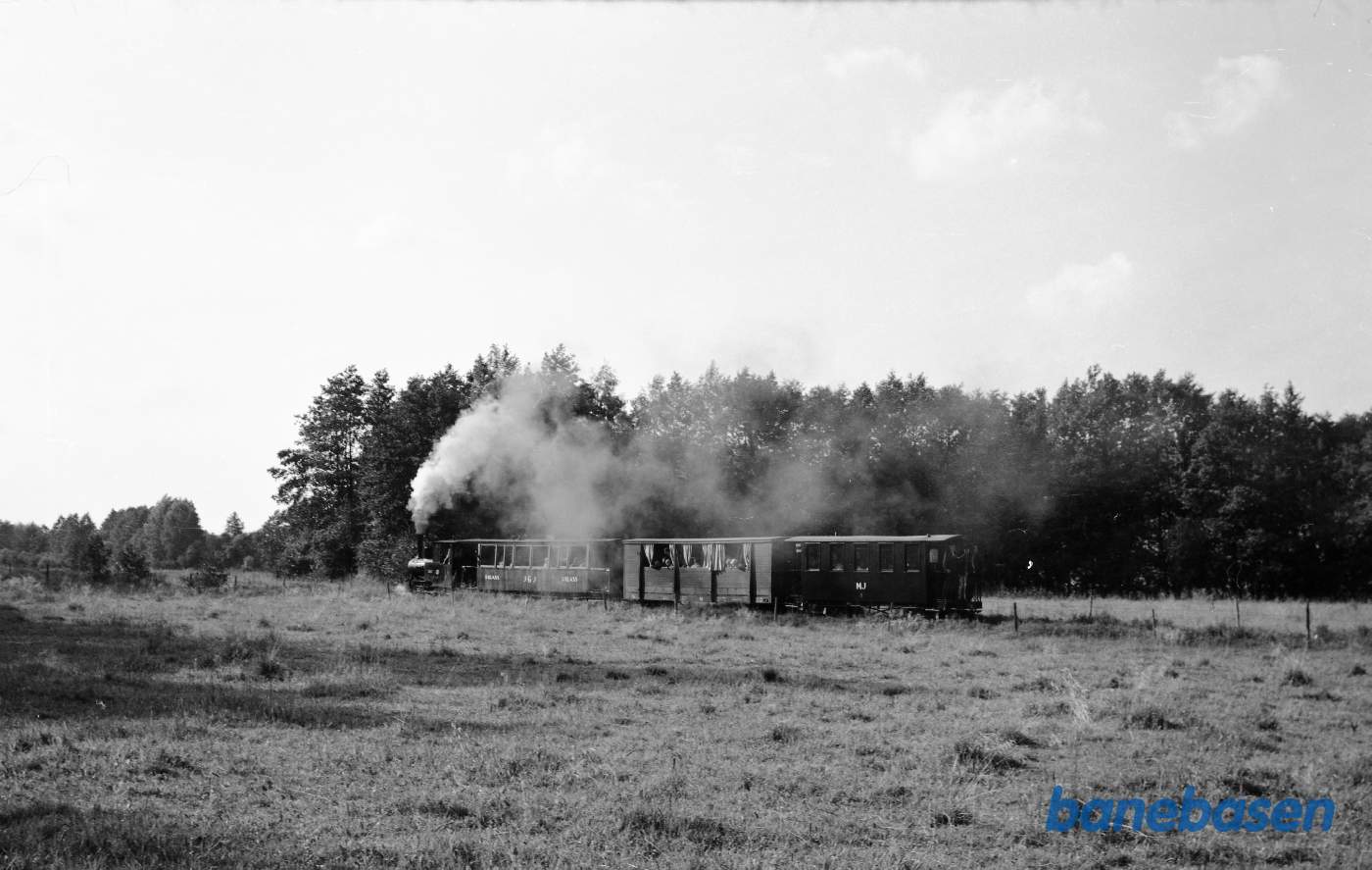 Damplokomotiv nr. 3 "DYLTA" med veterantog