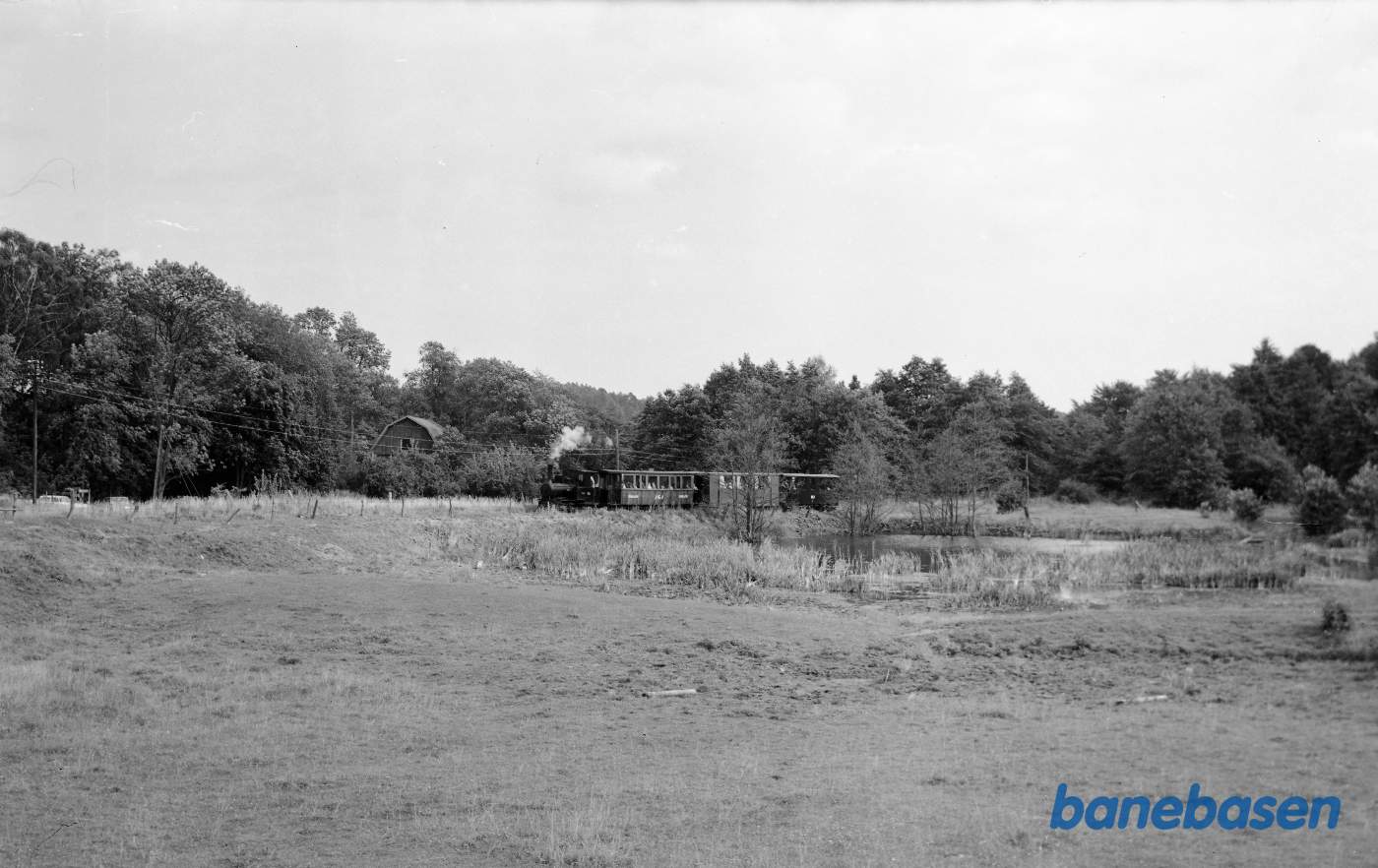 Damplokomotiv nr. 3 "DYLTA" med veterantog