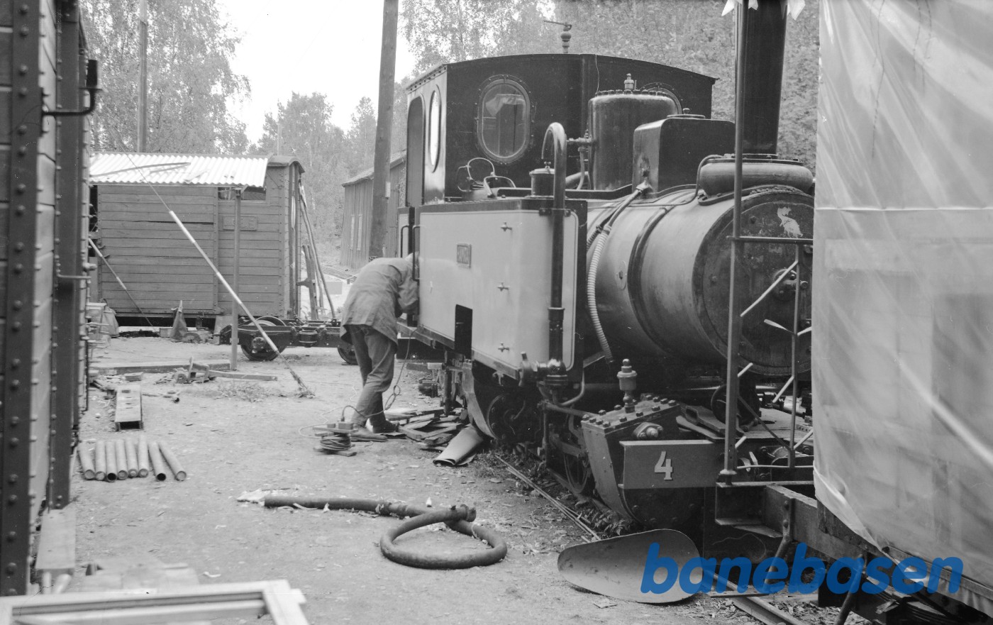 Damplokomotiv nr. 4 "HAMRA" Damplokomotiv nr. 4 "HAMRA"