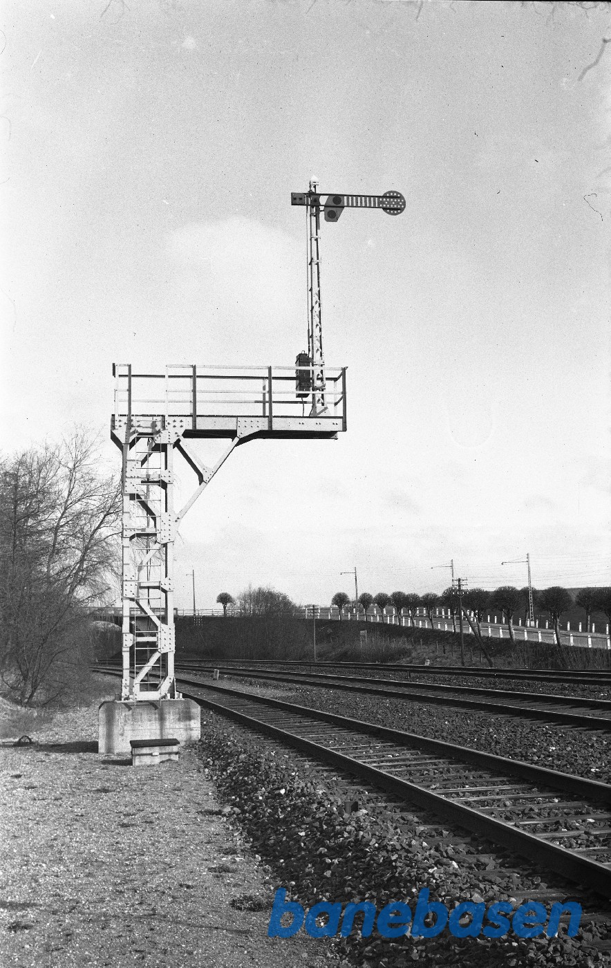 Hobro station, U-signal mod Ålestrup Hobro station, U-signal mod Ålestrup