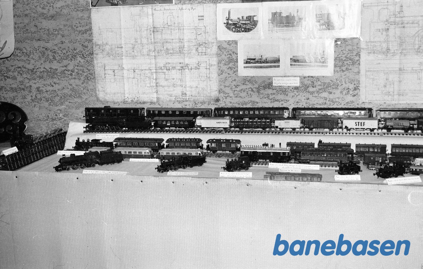 Udstilling med modeltog i spor 0 og H0