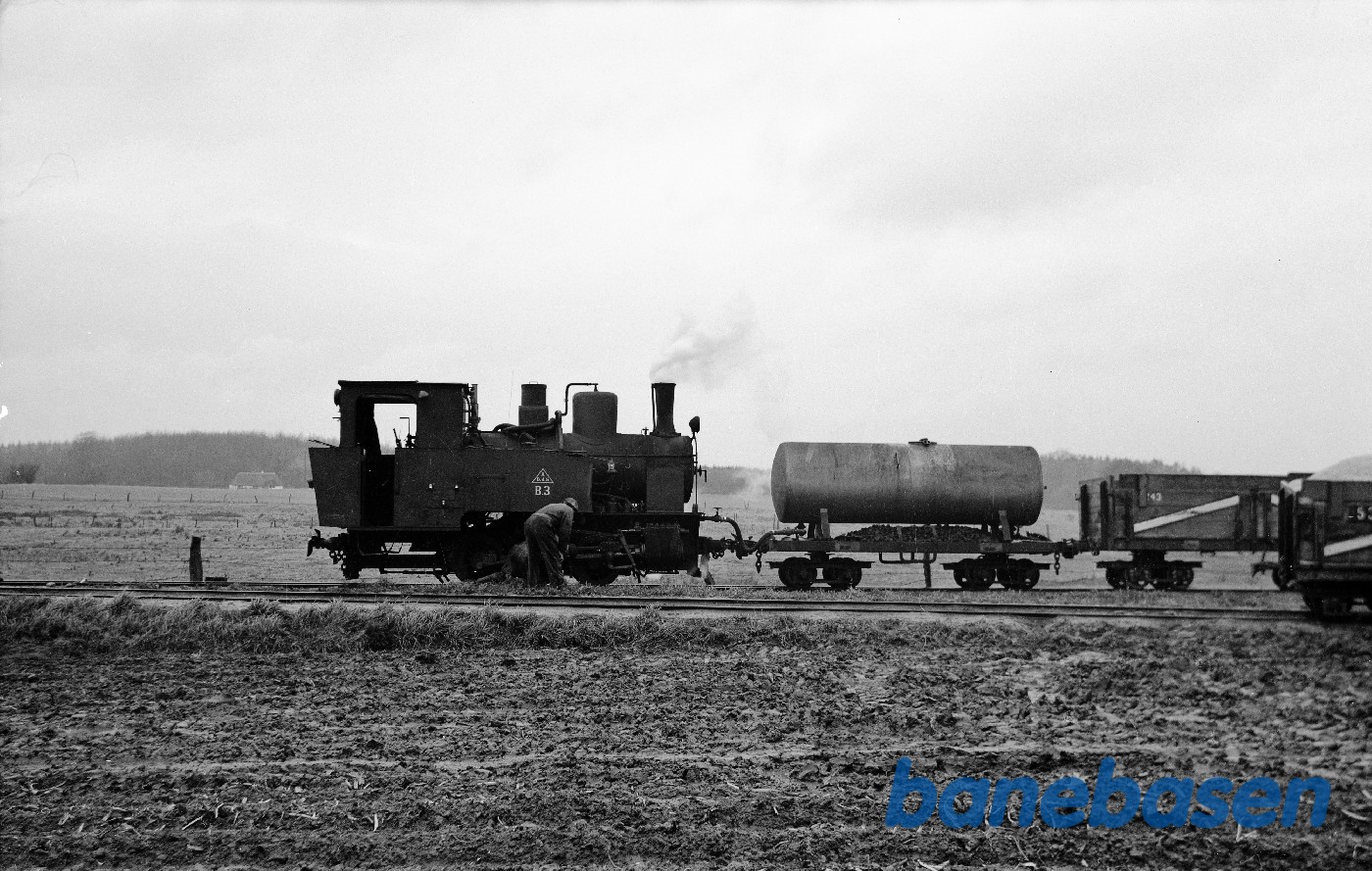 B 3 med tog på Søholt-linien B 3 med tog på Søholt-linien
