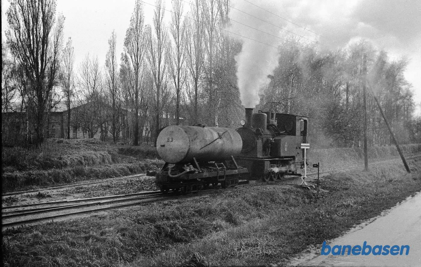B 3 med tog på Søholt-linjen B 3 med tog på Søholt-linjen