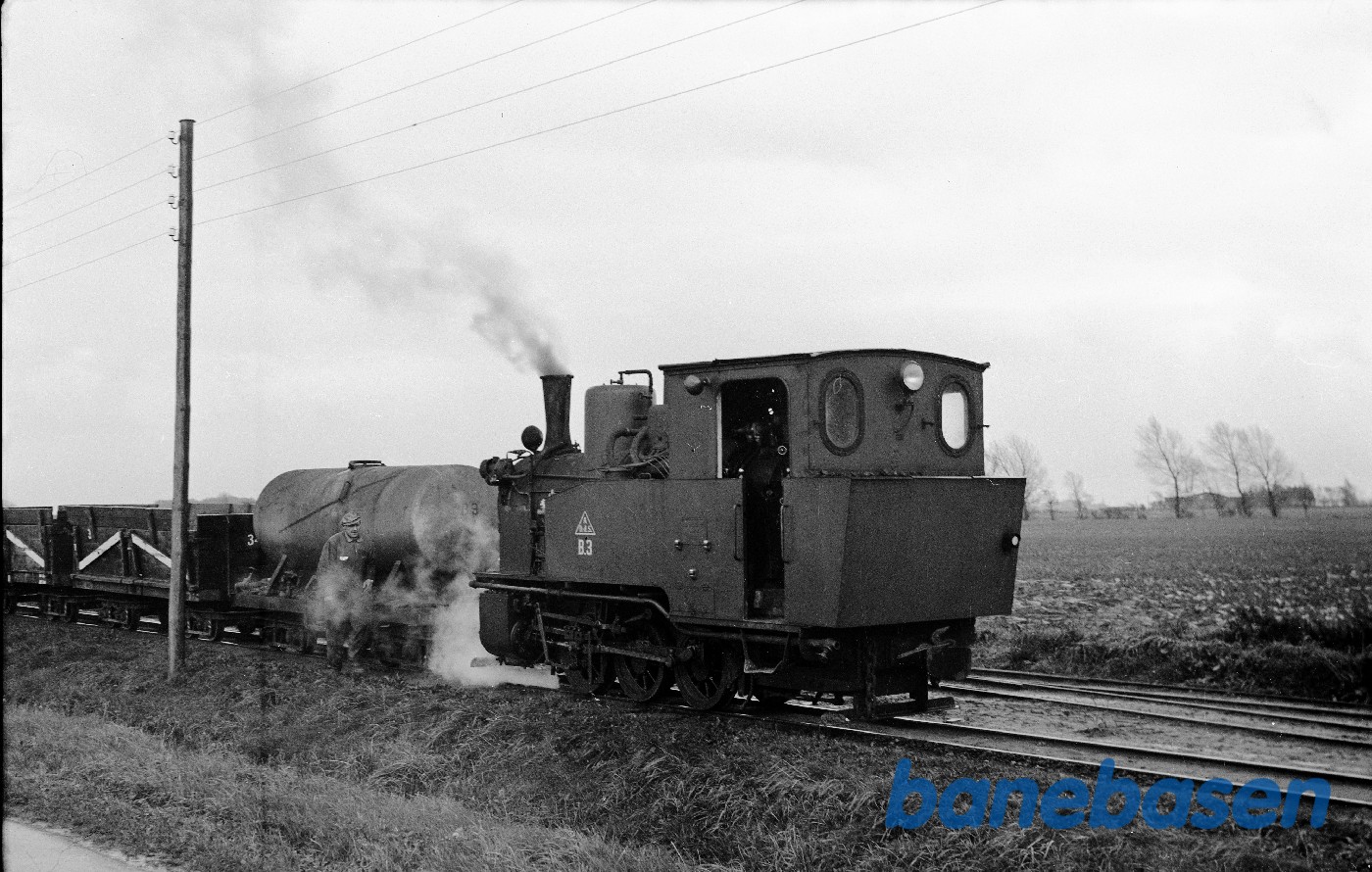 B 3 med tog på Søholt-linien B 3 med tog på Søholt-linien