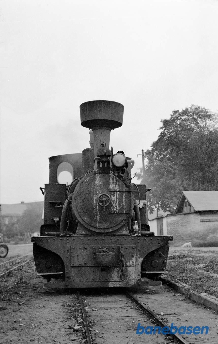 Damplokomotiv, set forfra Damplokomotiv, set forfra