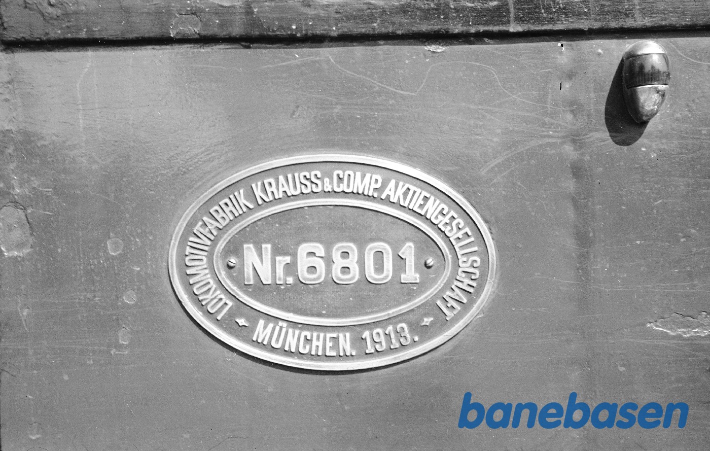 Fabriksplade damplokomotiv B 3 Fabriksplade damplokomotiv B 3