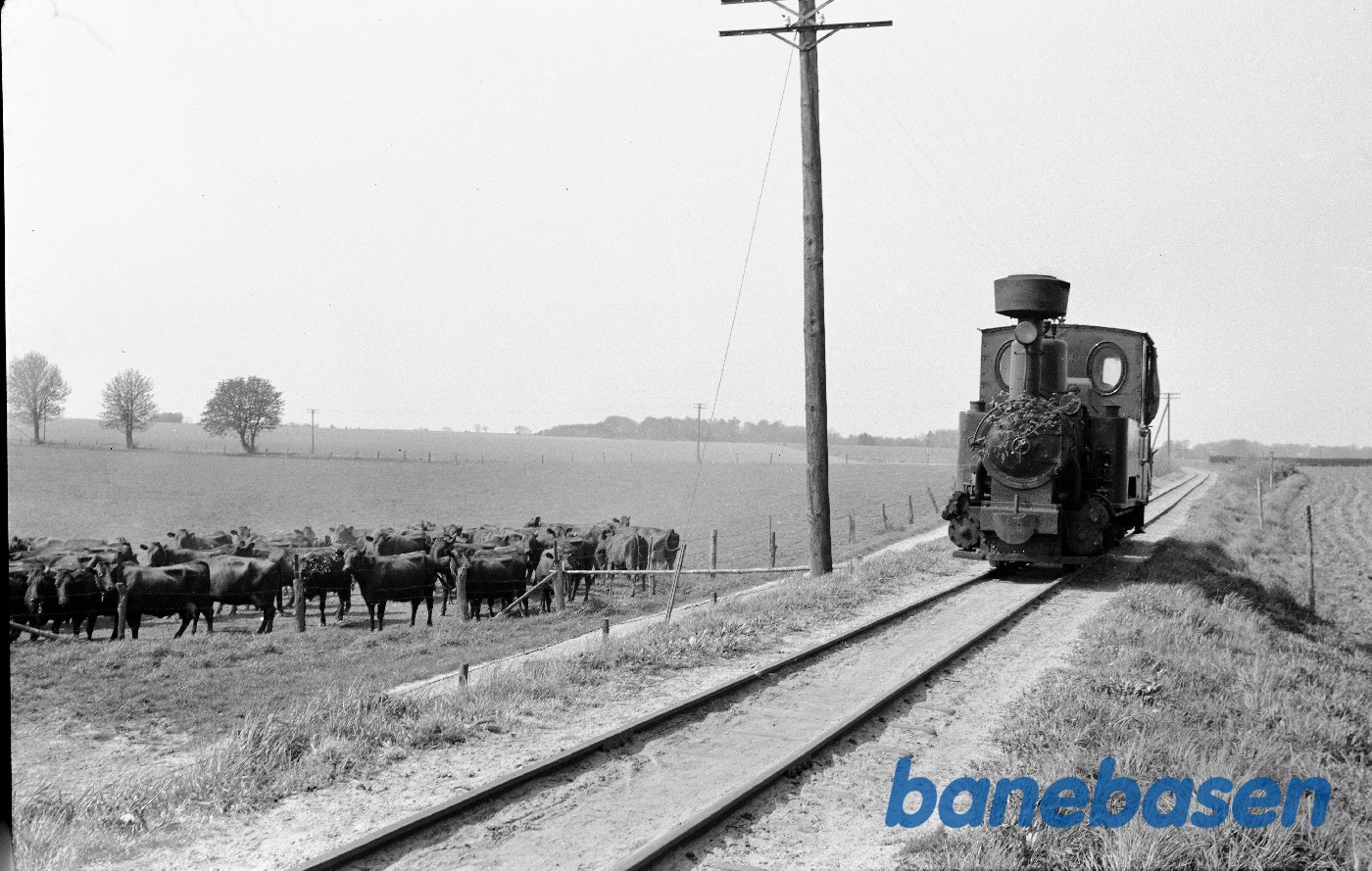 Damplokomotiv B 3 + roevogn 3737, købt af DJK-medlemmer og kørt fra Holeby til Sakskøbing Damplokomotiv B 3 + roevogn 3737, købt af DJK-medlemmer og kørt fra Holeby til Sakskøbing