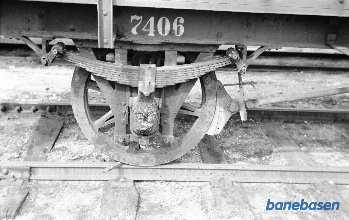 DSB PH 7406, hjulsæt, fjeder, akselkasse