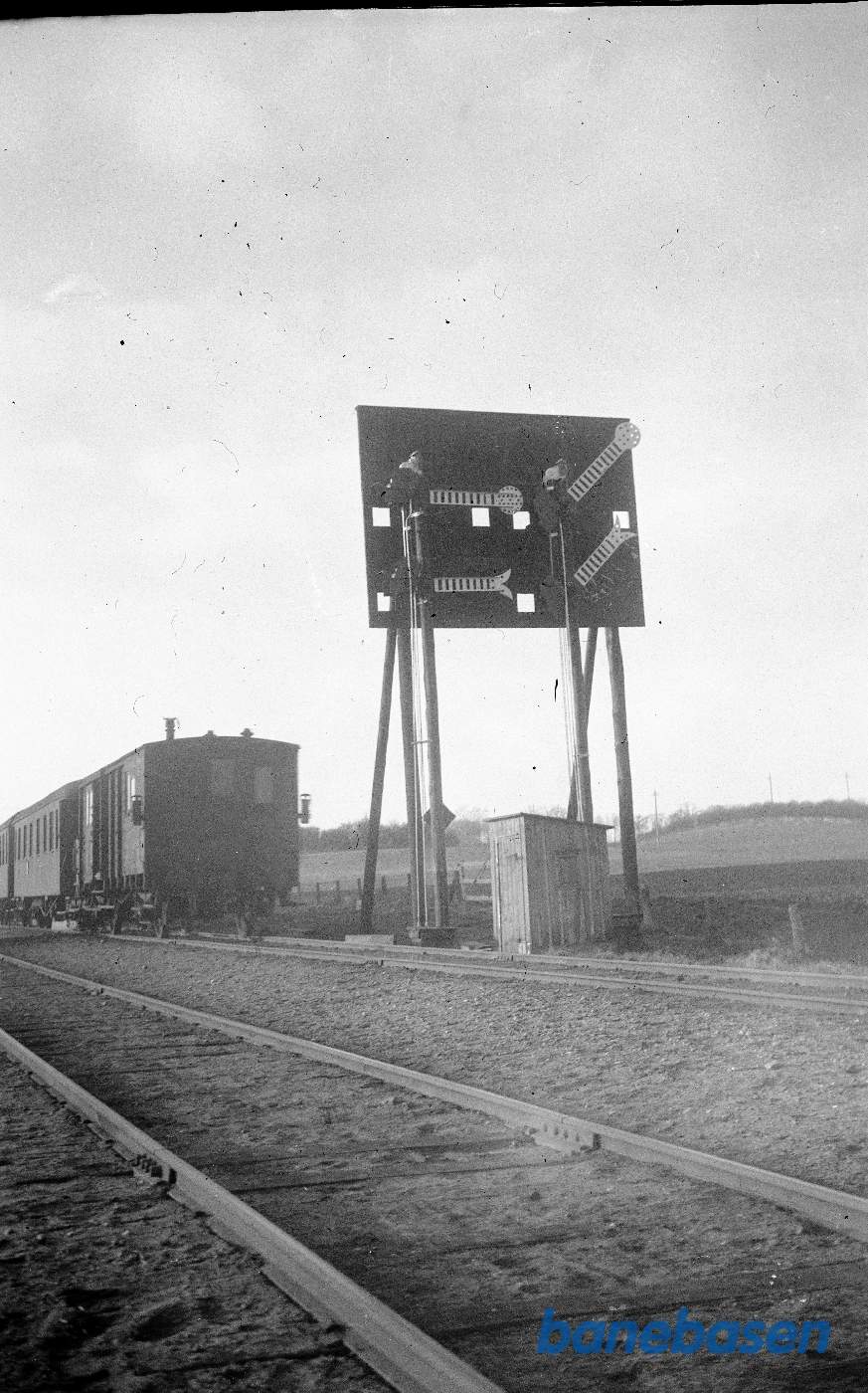 Armsignaler og sort baggrundsplade