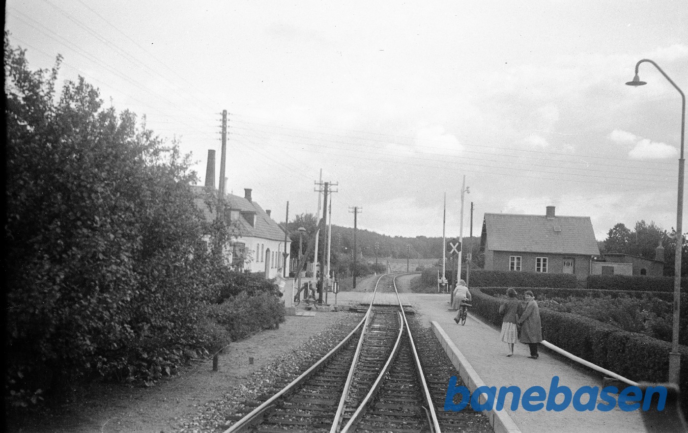 Korinth station, udkørsel mod syd Korinth station, udkørsel mod syd