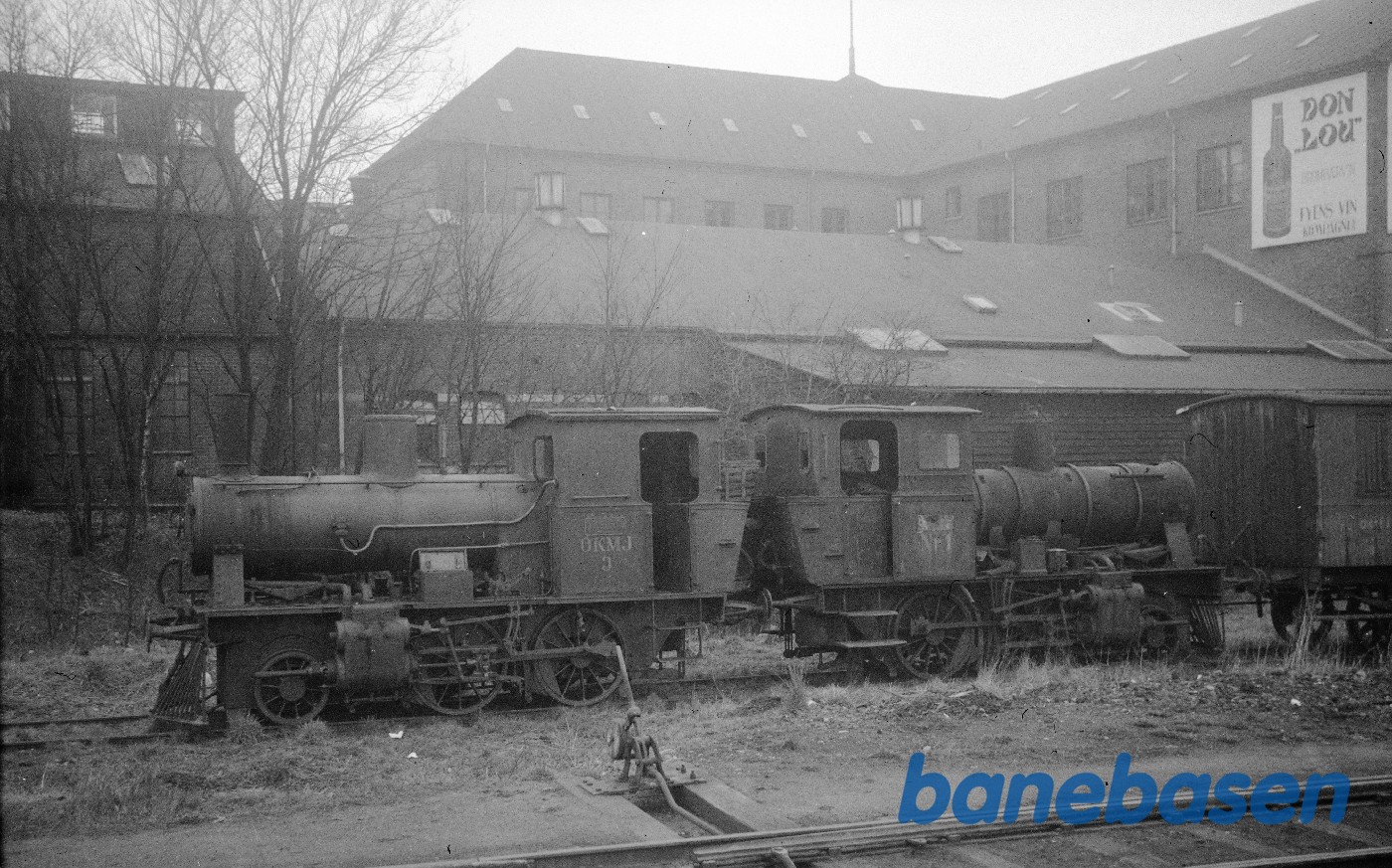 Damplokomotiv nr. 1 og nr. 3 hensatte Damplokomotiv nr. 1 og nr. 3 hensatte