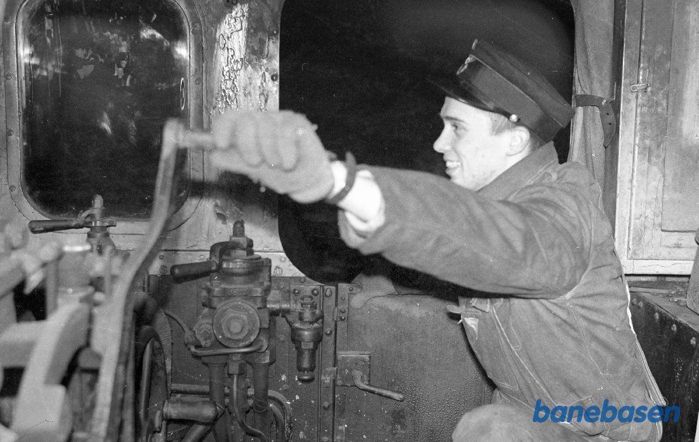 Niels Jensen "leger" lokofører på GDS nr. 11 Niels Jensen "leger" lokofører på GDS nr. 11