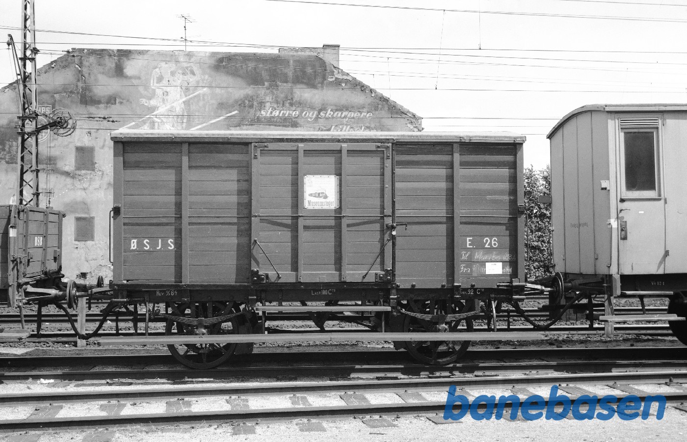 Lukket godsvogn ØSJS E 26 Lukket godsvogn ØSJS E 26