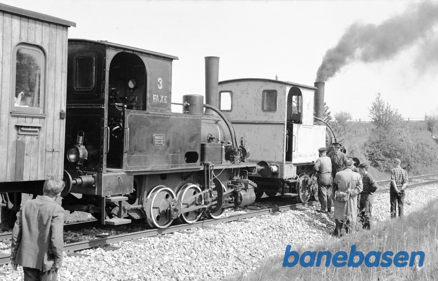 Prøvekørsel af ØSJS nr. 2 i forspand med ØSJS nr. 3 Prøvekørsel af ØSJS nr. 2 i forspand med ØSJS nr. 3