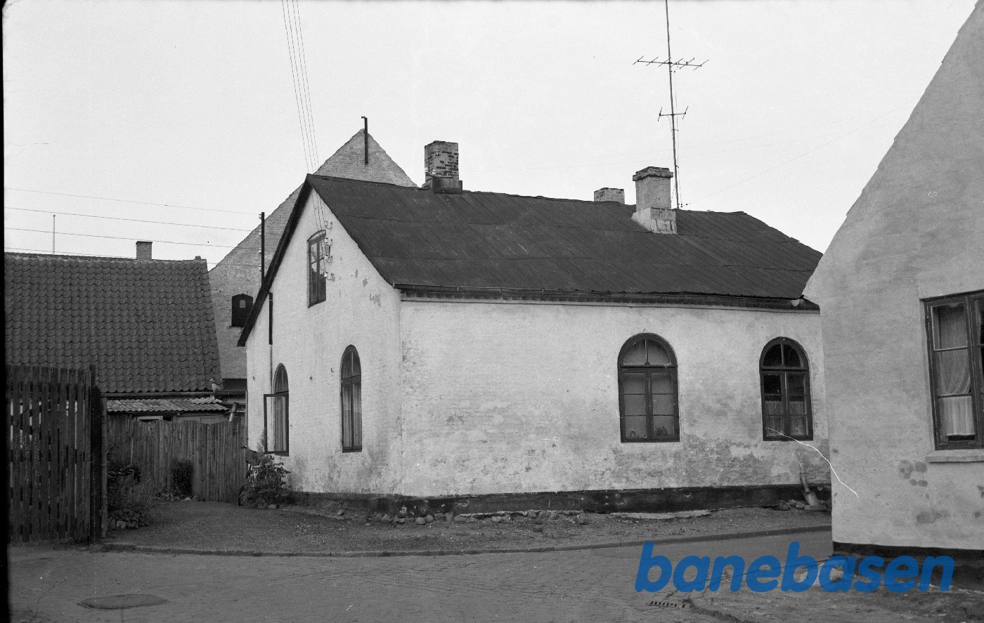 Oprindelig remise i nuv. Nørregade Oprindelig remise i nuv. Nørregade