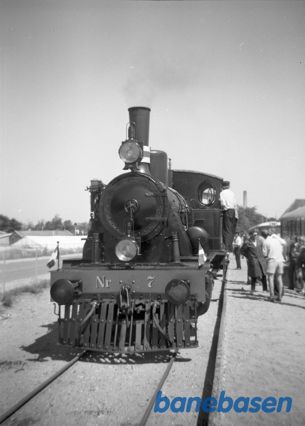 ØSJS nr. 7 med veterantog i Gilleleje ØSJS nr. 7 med veterantog i Gilleleje