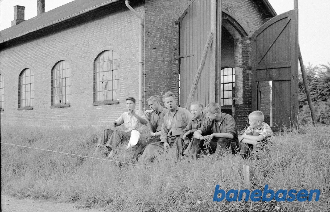 Arbejdsholdet som arbejdede med klargøring af OHJ Nr. 5 Arbejdsholdet som arbejdede med klargøring af OHJ Nr. 5