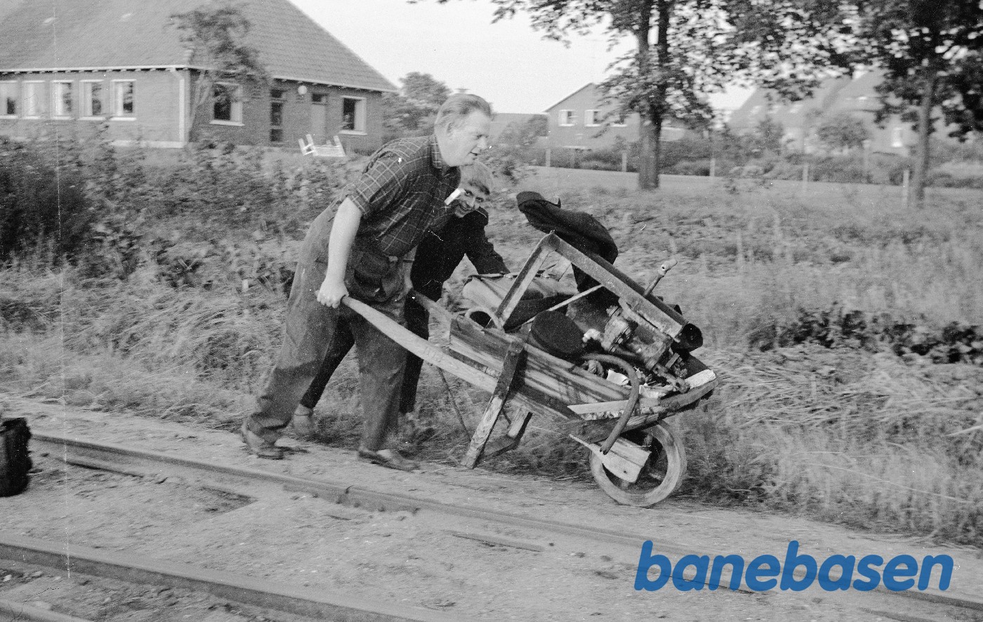 Trillebør-transport af trykprøveapparat Trillebør-transport af trykprøveapparat