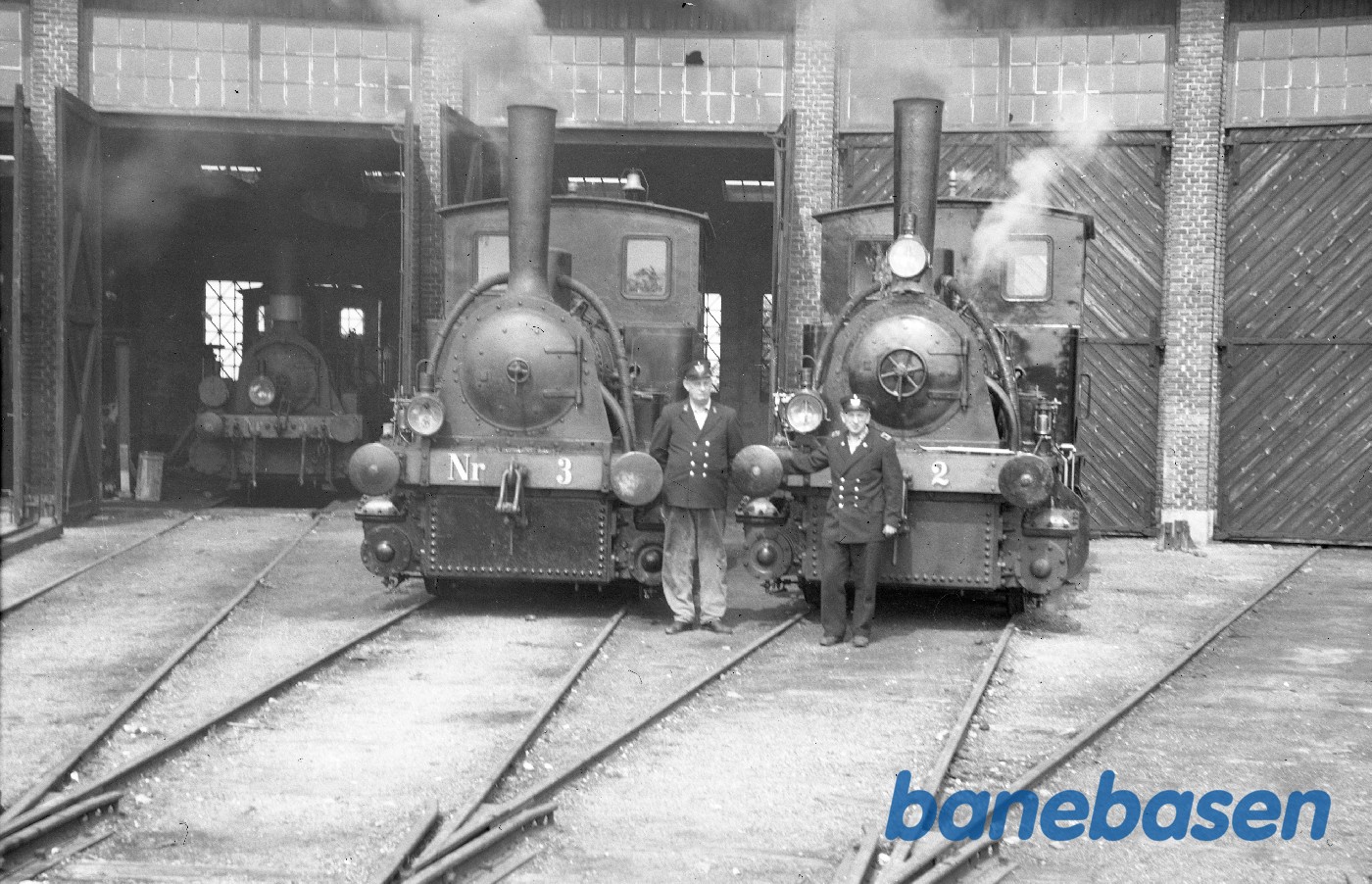 ØSJS nr. 2 og nr. 3, Bjarne og Robert poserer ØSJS nr. 2 og nr. 3, Bjarne og Robert poserer