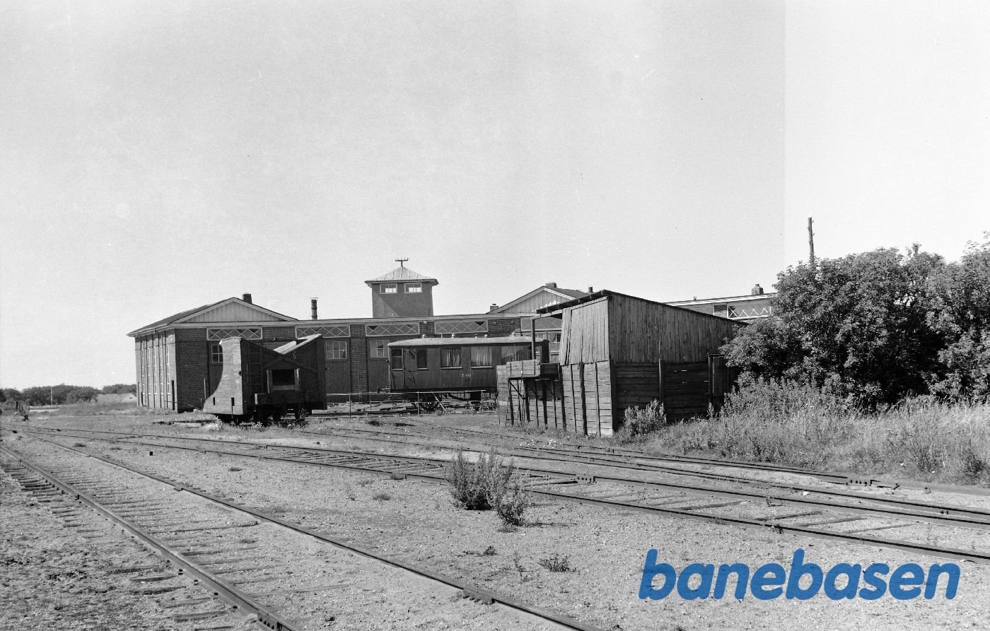 Remise og drejeskive Remise og drejeskive