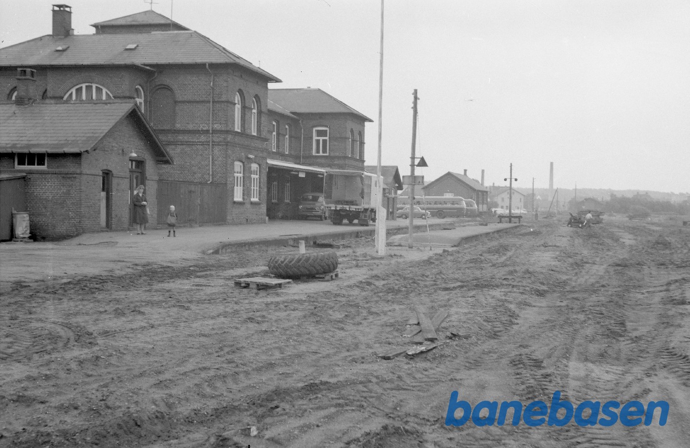 Bogense station, efter banens nedlæggelse Bogense station, efter banens nedlæggelse
