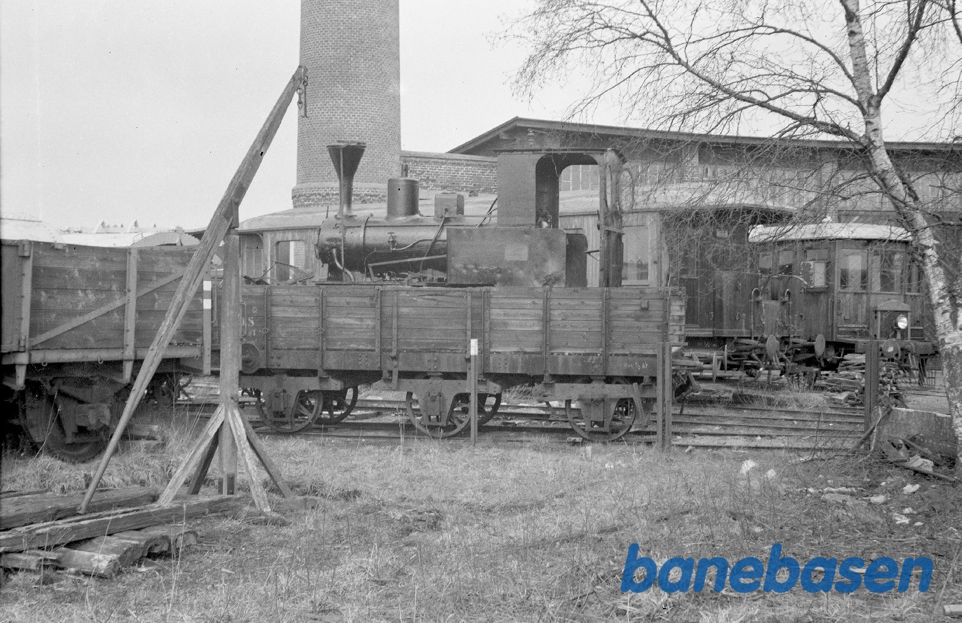 GDS P 209 med damplokomotiv O&K 1921/7459 (Vildmosetilsynet nr. 3) GDS P 209 med damplokomotiv O&K 1921/7459 (Vildmosetilsynet nr. 3)