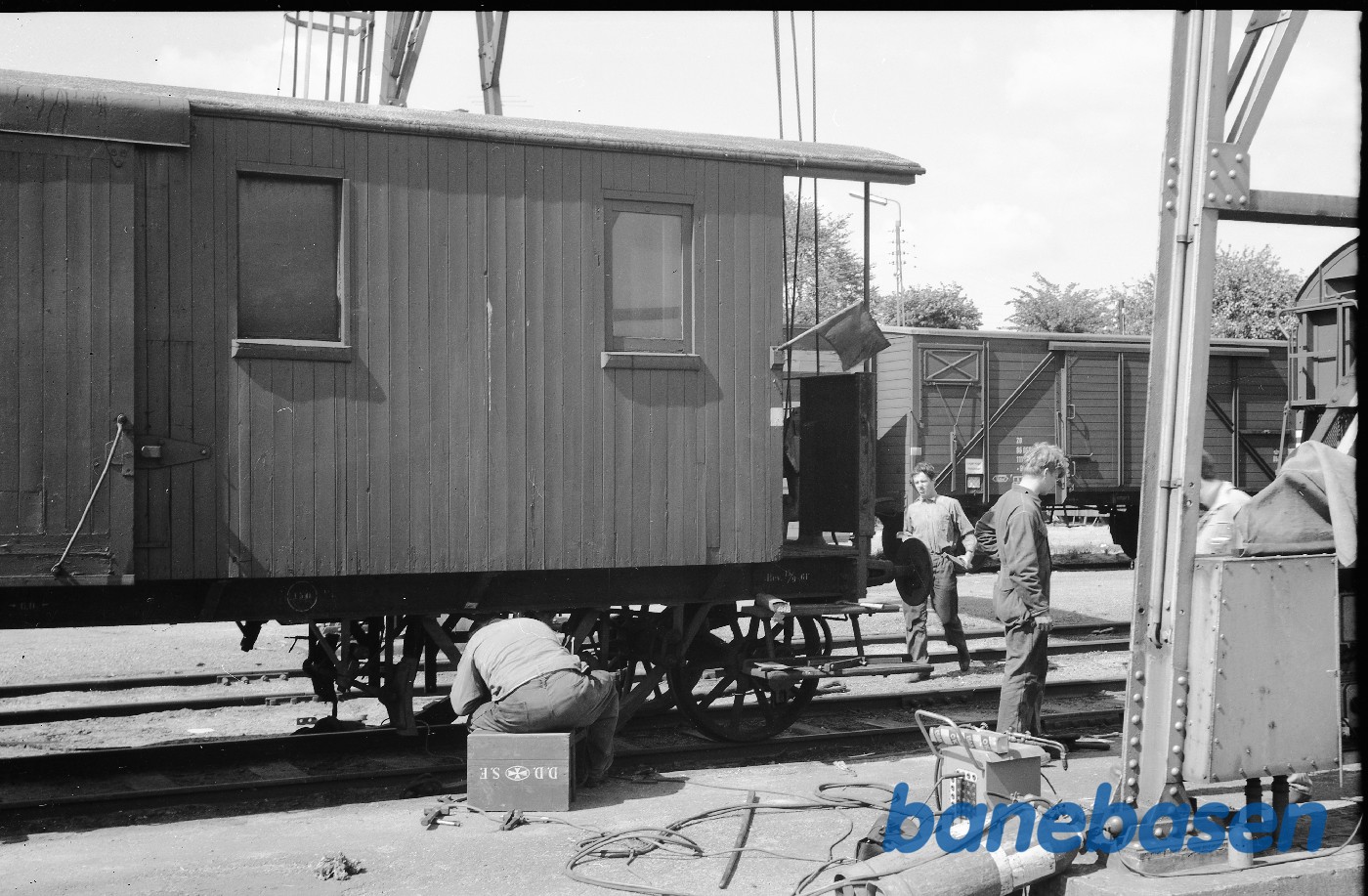 Udskiftning af hjulsæt på SVJ G 40 Udskiftning af hjulsæt på SVJ G 40